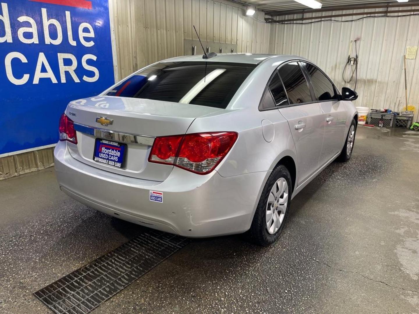 2015 SILVER CHEVROLET CRUZE LS (1G1PA5SH7F7) with an 1.8L engine, Automatic transmission, located at 2525 S. Cushman, Fairbanks, AK, 99701, (907) 452-5707, 64.824036, -147.712311 - Photo#2