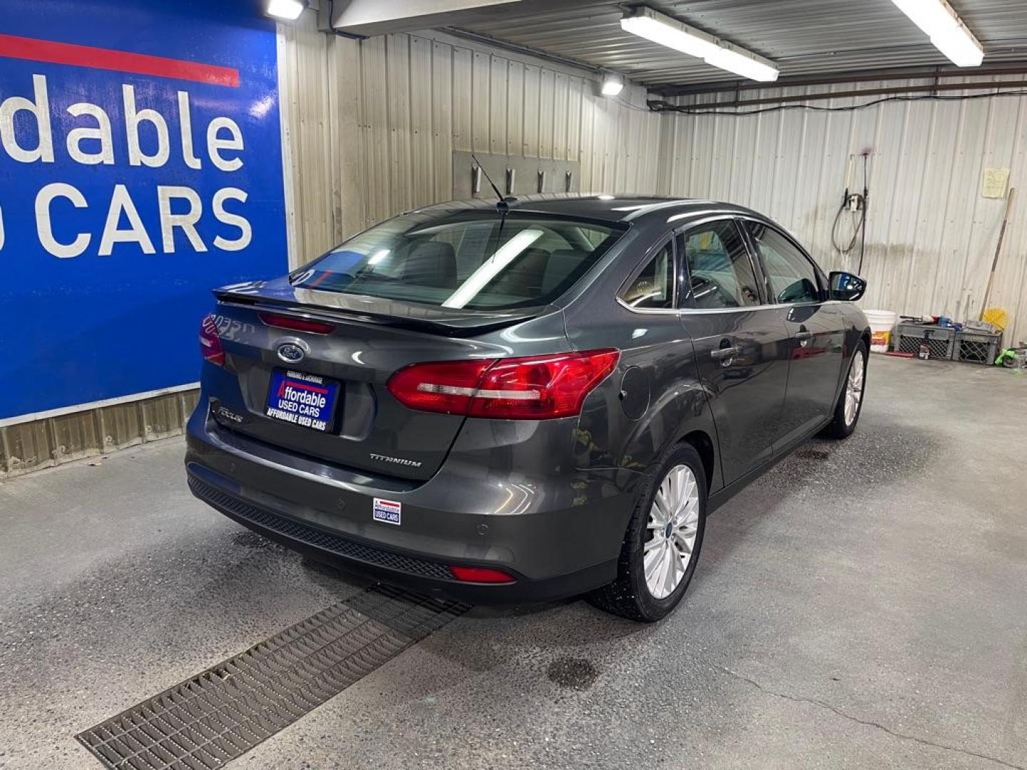 2017 BLACK FORD FOCUS TITANIUM (1FADP3J26HL) with an 2.0L engine, Automatic transmission, located at 2525 S. Cushman, Fairbanks, AK, 99701, (907) 452-5707, 64.824036, -147.712311 - Photo#2