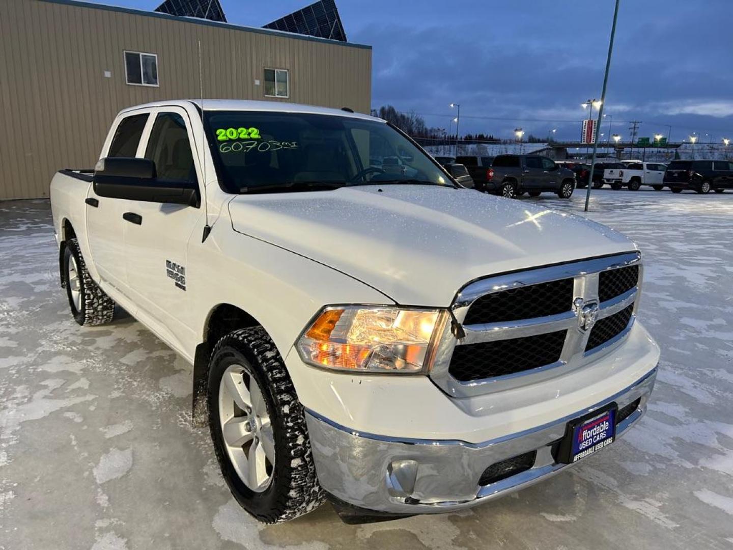 2022 WHITE RAM 1500 CLASSIC TRADESMAN (3C6RR7KG8NG) with an 3.6L engine, Automatic transmission, located at 2525 S. Cushman, Fairbanks, AK, 99701, (907) 452-5707, 64.824036, -147.712311 - Photo#1