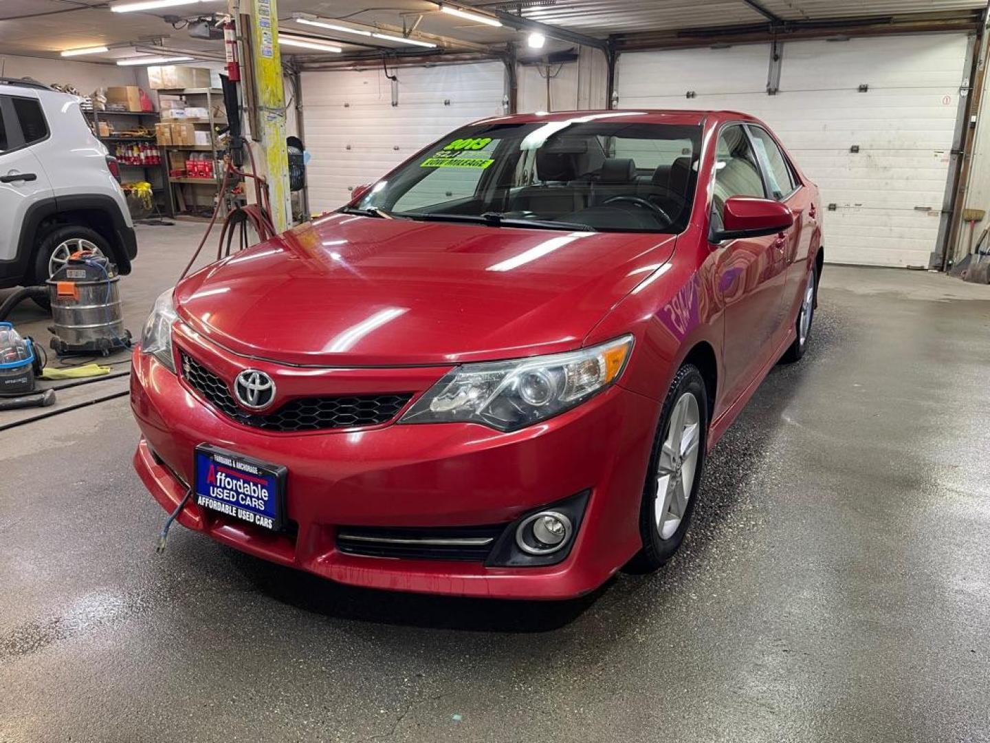 2013 RED TOYOTA CAMRY L (4T1BF1FK3DU) with an 2.5L engine, Automatic transmission, located at 2525 S. Cushman, Fairbanks, AK, 99701, (907) 452-5707, 64.824036, -147.712311 - Photo#1