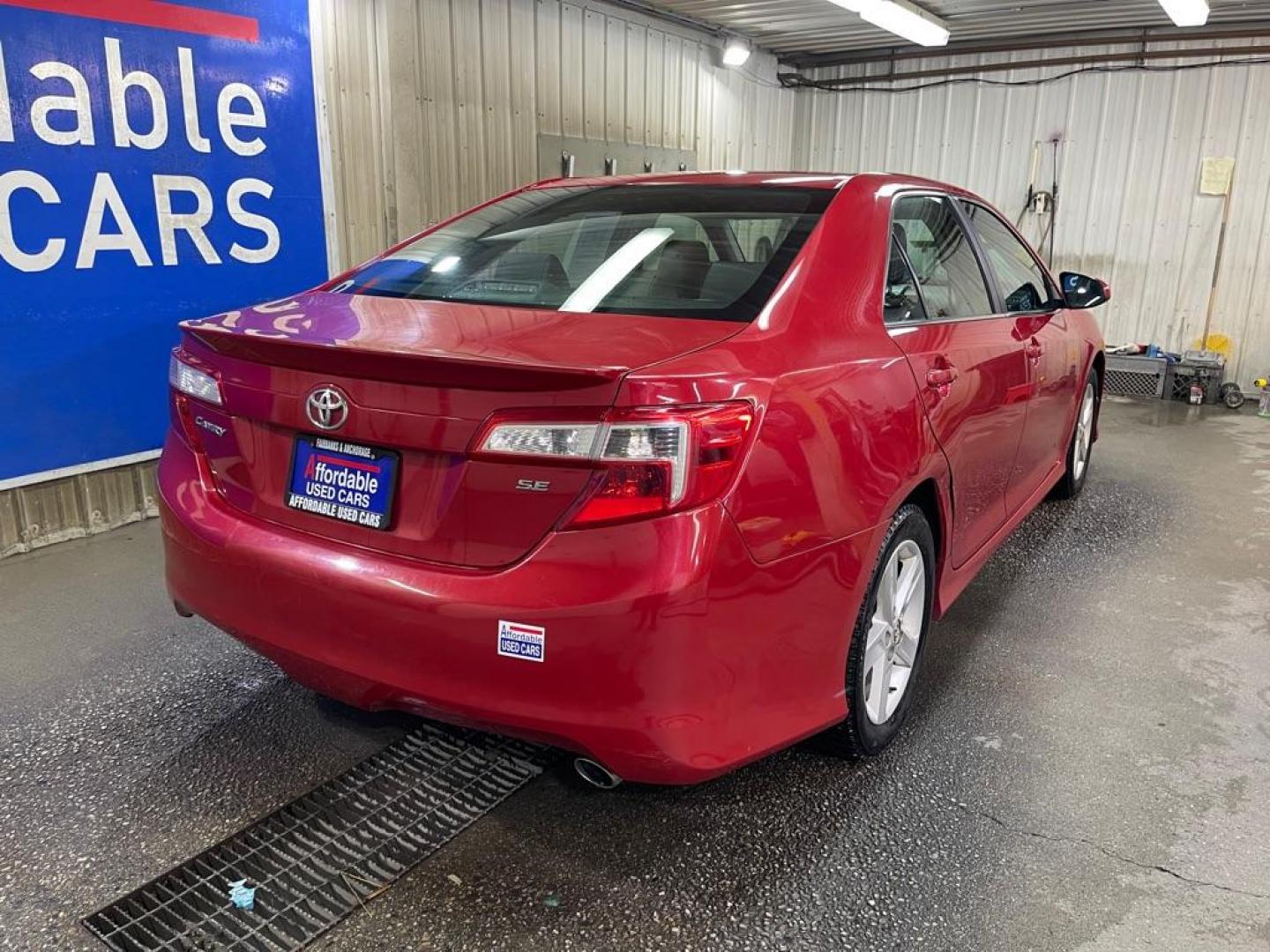 2013 RED TOYOTA CAMRY L (4T1BF1FK3DU) with an 2.5L engine, Automatic transmission, located at 2525 S. Cushman, Fairbanks, AK, 99701, (907) 452-5707, 64.824036, -147.712311 - Photo#2