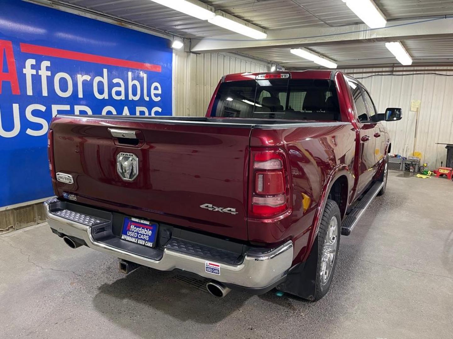 2019 RED RAM 1500 LONGHORN (1C6SRFST5KN) with an 5.7L engine, Automatic transmission, located at 2525 S. Cushman, Fairbanks, AK, 99701, (907) 452-5707, 64.824036, -147.712311 - Photo#2