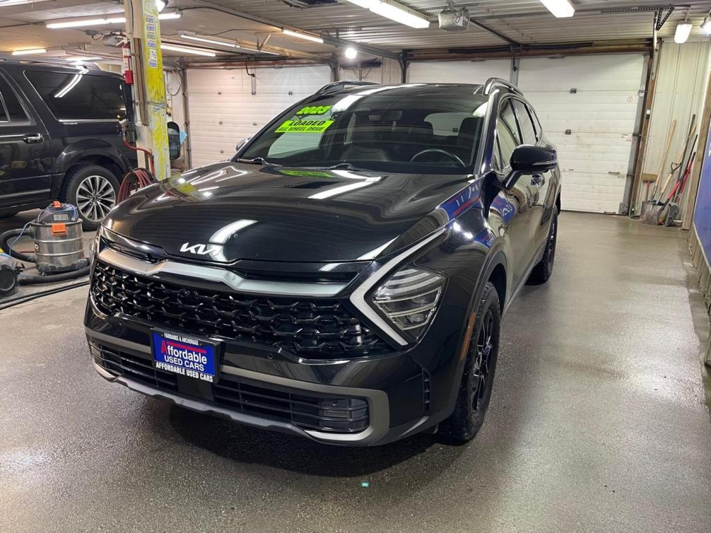 2023 BLACK KIA SPORTAGE X-PRO (5XYK7CAF9PG) with an 2.5L engine, Automatic transmission, located at 2525 S. Cushman, Fairbanks, AK, 99701, (907) 452-5707, 64.824036, -147.712311 - Photo#1