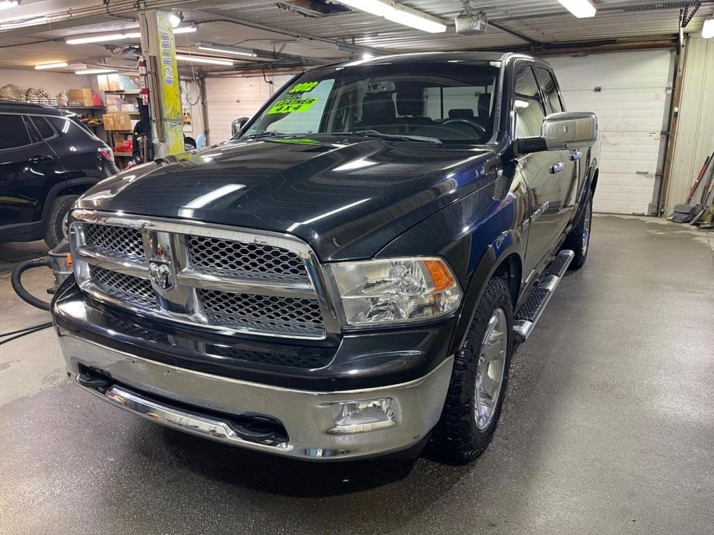 2012 BLACK DODGE RAM 1500 LARAMIE (1C6RD7JT6CS) with an 5.7L engine, Automatic transmission, located at 2525 S. Cushman, Fairbanks, AK, 99701, (907) 452-5707, 64.824036, -147.712311 - Photo#1