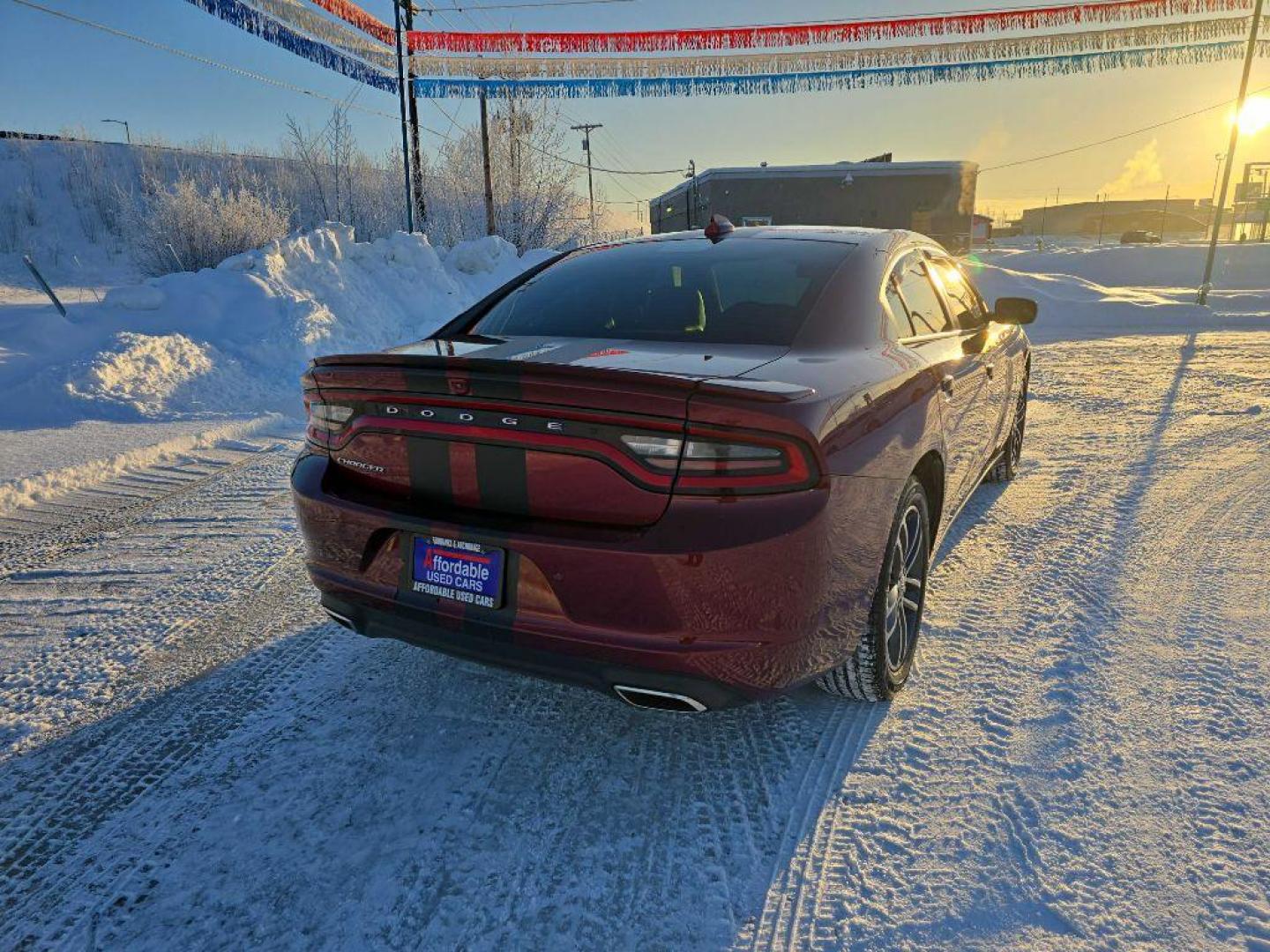 2019 RED DODGE CHARGER SXT (2C3CDXJG1KH) with an 3.6L engine, Automatic transmission, located at 2525 S. Cushman, Fairbanks, AK, 99701, (907) 452-5707, 64.824036, -147.712311 - Photo#2