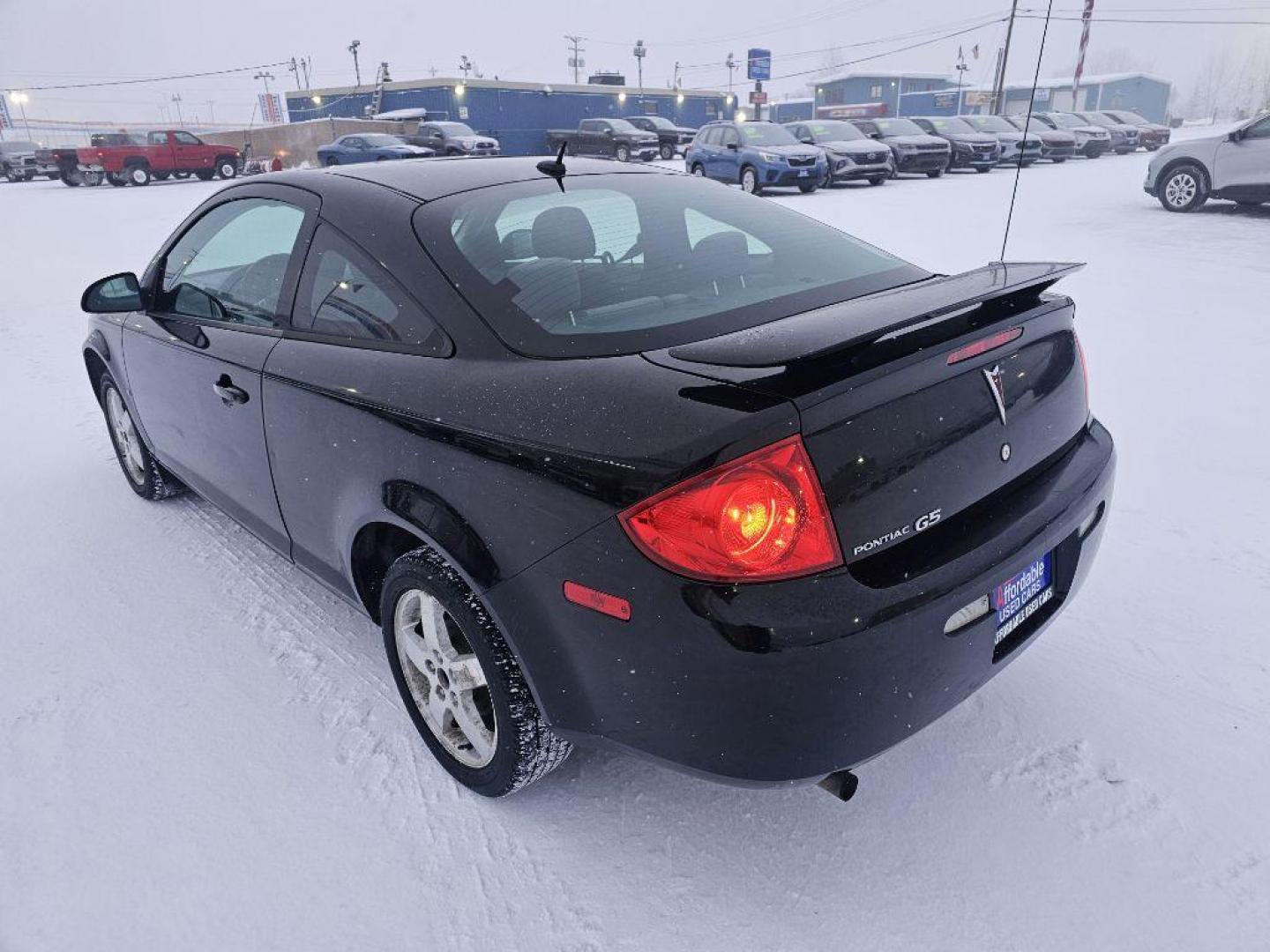 2009 BLACK PONTIAC G5 (1G2AS18H897) with an 2.2L engine, Automatic transmission, located at 2525 S. Cushman, Fairbanks, AK, 99701, (907) 452-5707, 64.824036, -147.712311 - Photo#2