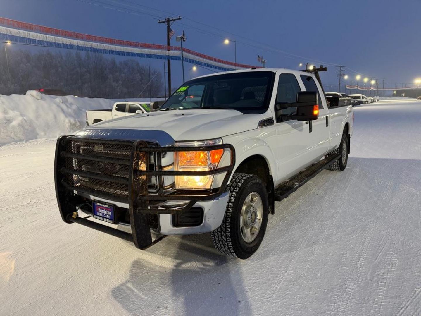 2015 WHITE FORD F350 SUPER DUTY (1FT7W3B64FE) with an 6.2L engine, Automatic transmission, located at 2525 S. Cushman, Fairbanks, AK, 99701, (907) 452-5707, 64.824036, -147.712311 - Photo#0