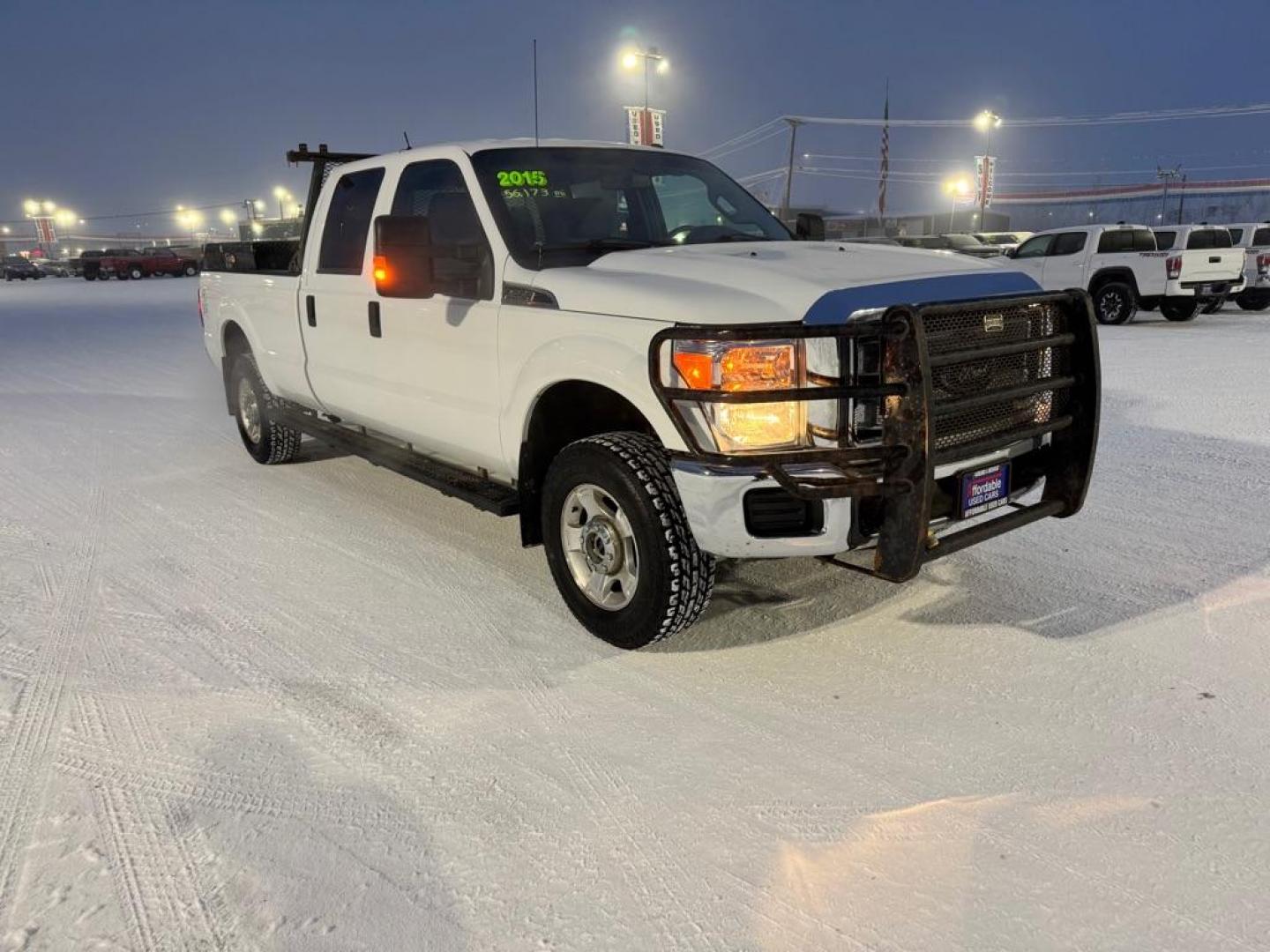 2015 WHITE FORD F350 SUPER DUTY (1FT7W3B64FE) with an 6.2L engine, Automatic transmission, located at 2525 S. Cushman, Fairbanks, AK, 99701, (907) 452-5707, 64.824036, -147.712311 - Photo#1