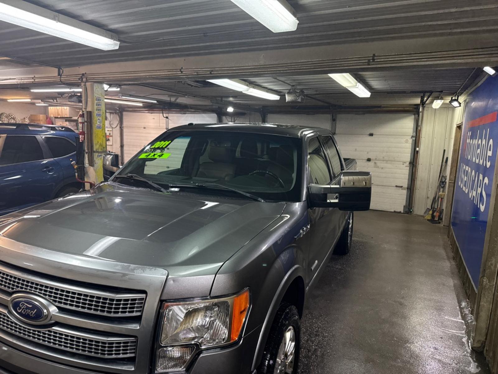 2011 GRAY FORD F150 SUPERCREW (1FTFW1ET2BF) with an 3.5L engine, Automatic transmission, located at 2525 S. Cushman, Fairbanks, AK, 99701, (907) 452-5707, 64.824036, -147.712311 - Photo#1