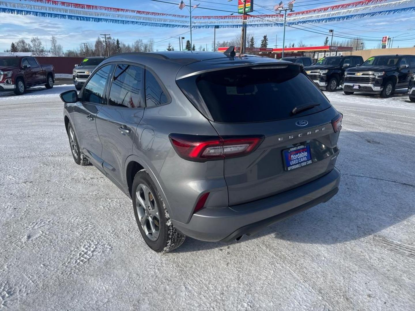 2023 GRAY FORD ESCAPE ST LINE (1FMCU9MN4PU) with an 1.5L engine, Automatic transmission, located at 2525 S. Cushman, Fairbanks, AK, 99701, (907) 452-5707, 64.824036, -147.712311 - Photo#1