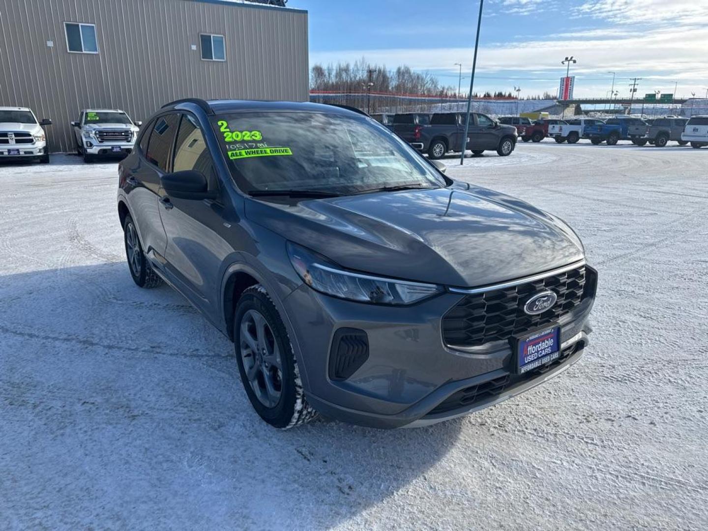 2023 GRAY FORD ESCAPE ST LINE (1FMCU9MN4PU) with an 1.5L engine, Automatic transmission, located at 2525 S. Cushman, Fairbanks, AK, 99701, (907) 452-5707, 64.824036, -147.712311 - Photo#3