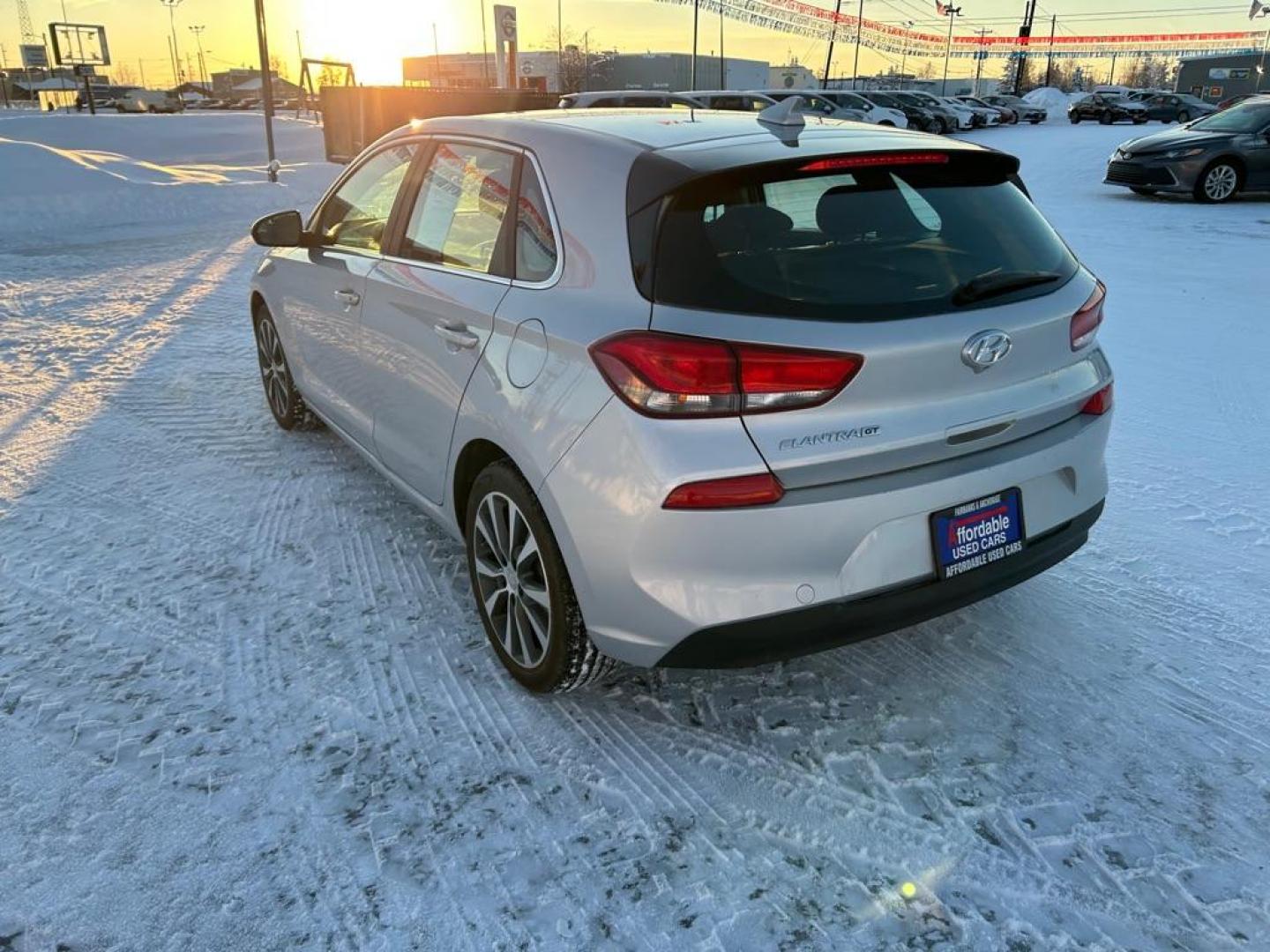 2019 SILVER HYUNDAI ELANTRA GT (KMHH35LE2KU) with an 2.0L engine, Automatic transmission, located at 2525 S. Cushman, Fairbanks, AK, 99701, (907) 452-5707, 64.824036, -147.712311 - Photo#3