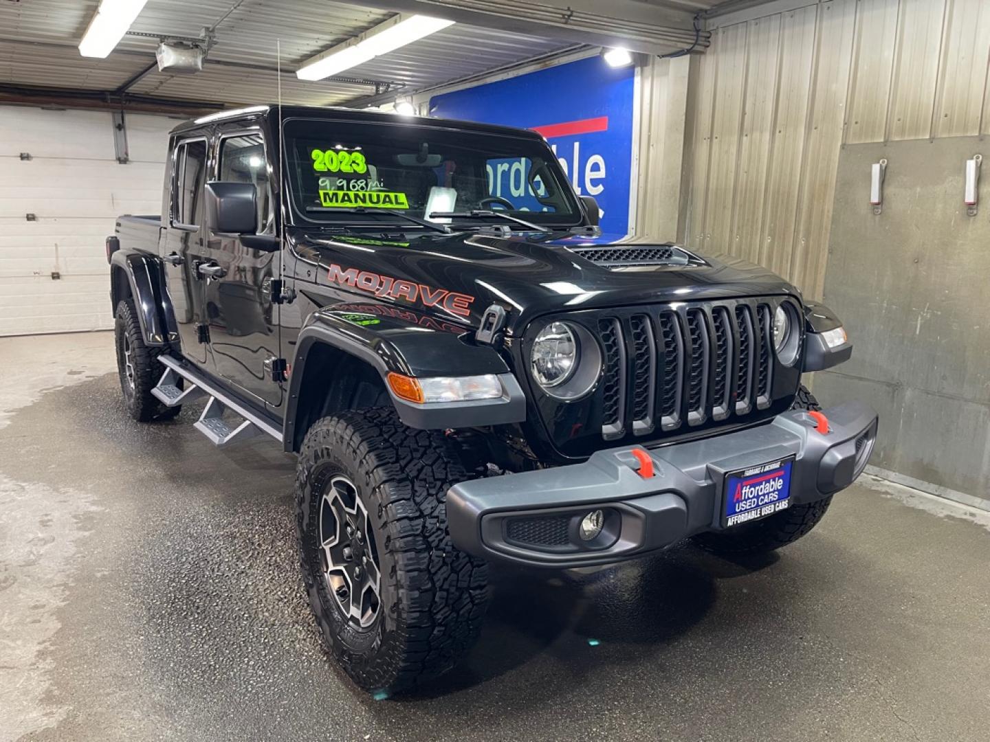 2023 BLACK JEEP GLADIATOR MOJAVE (1C6JJTEG4PL) with an 3.6L engine, Manual transmission, located at 2525 S. Cushman, Fairbanks, AK, 99701, (907) 452-5707, 64.824036, -147.712311- Photo#0