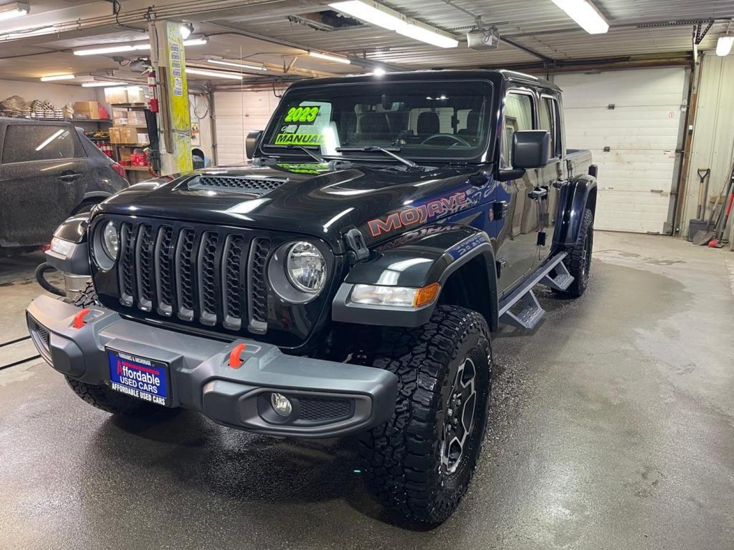 2023 BLACK JEEP GLADIATOR MOJAVE (1C6JJTEG4PL) with an 3.6L engine, Manual transmission, located at 2525 S. Cushman, Fairbanks, AK, 99701, (907) 452-5707, 64.824036, -147.712311 - Photo#1