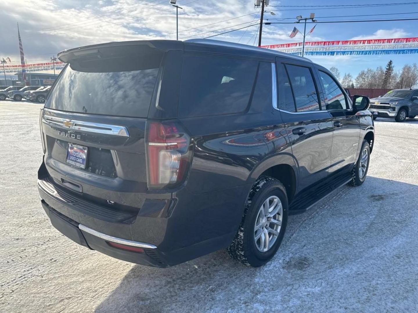 2023 BLACK CHEVROLET TAHOE 1500 LT (1GNSKNKD8PR) with an 5.3L engine, Automatic transmission, located at 2525 S. Cushman, Fairbanks, AK, 99701, (907) 452-5707, 64.824036, -147.712311 - Photo#2