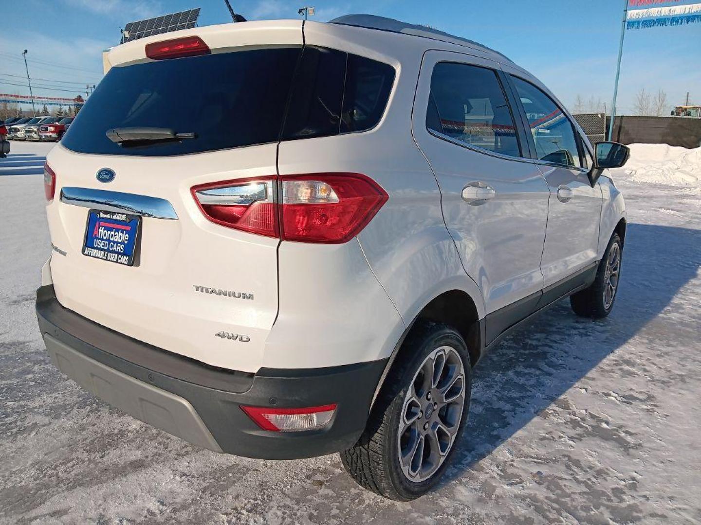 2021 WHITE FORD ECOSPORT TITANIUM (MAJ6S3KL9MC) with an 2.0L engine, Automatic transmission, located at 2525 S. Cushman, Fairbanks, AK, 99701, (907) 452-5707, 64.824036, -147.712311 - Photo#0