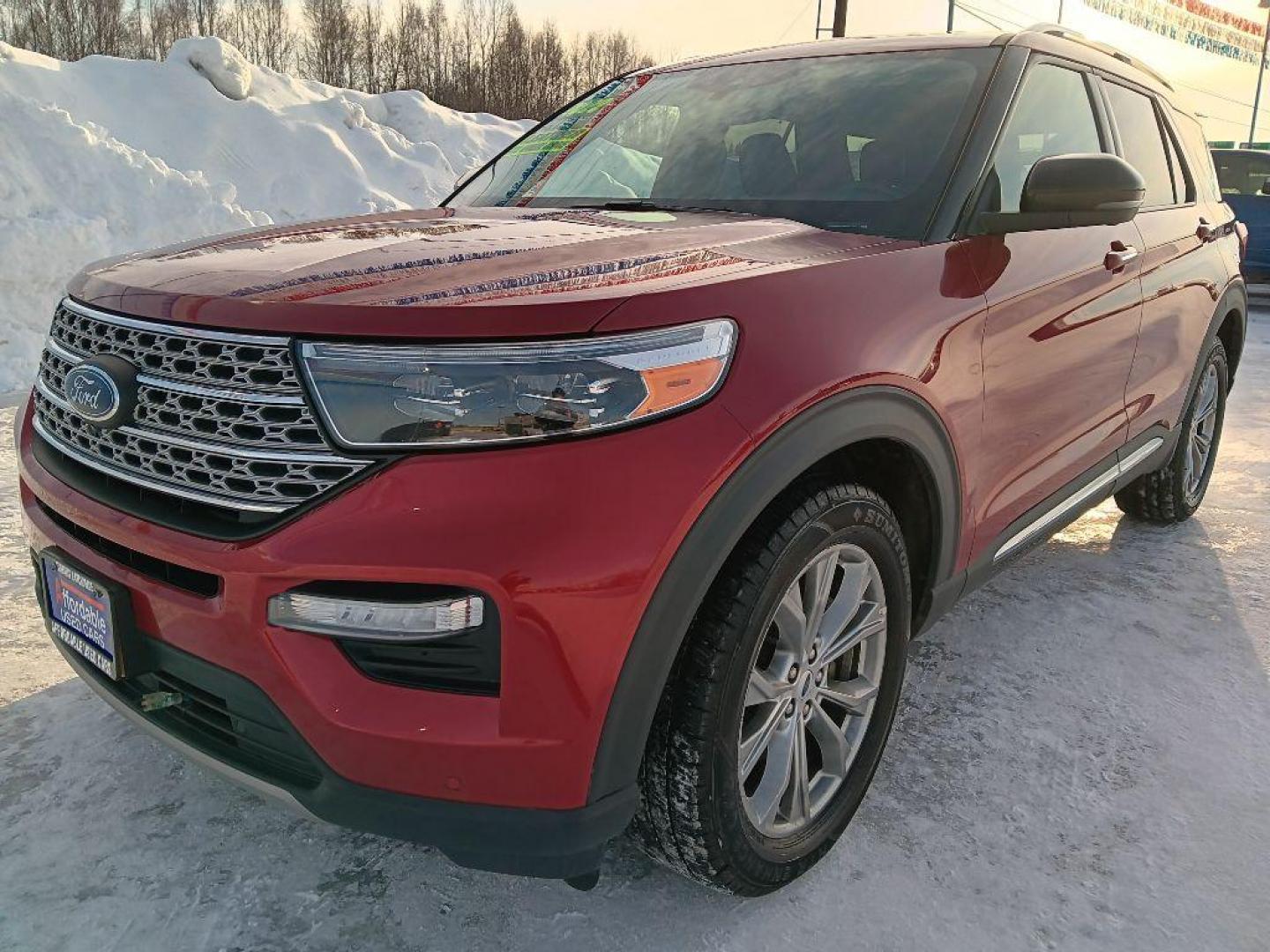 2022 RED FORD EXPLORER LIMITED (1FMSK8FH0NG) with an 2.3L engine, Automatic transmission, located at 2525 S. Cushman, Fairbanks, AK, 99701, (907) 452-5707, 64.824036, -147.712311 - Photo#0