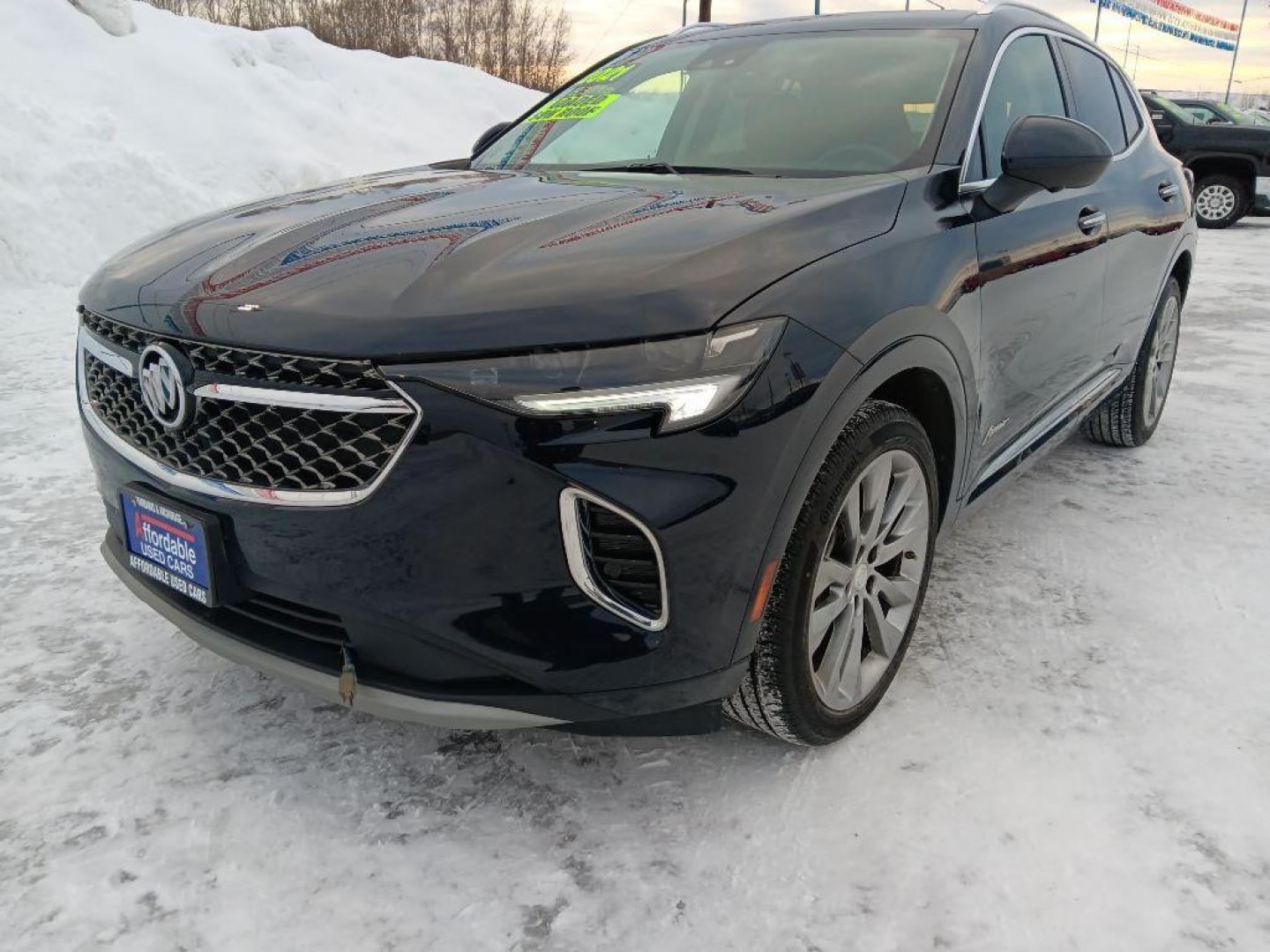 2021 BLUE BUICK ENVISION AVENIR (LRBFZSR4XMD) with an 2.0L engine, Automatic transmission, located at 2525 S. Cushman, Fairbanks, AK, 99701, (907) 452-5707, 64.824036, -147.712311 - Photo#5