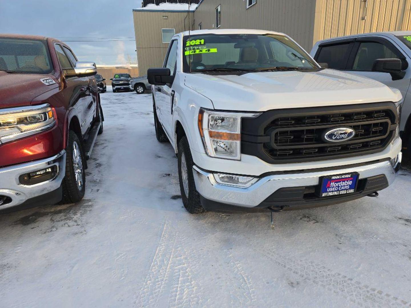 2021 WHITE FORD F150 (1FTMF1E52MK) with an 5.0L engine, Automatic transmission, located at 2525 S. Cushman, Fairbanks, AK, 99701, (907) 452-5707, 64.824036, -147.712311 - Photo#0