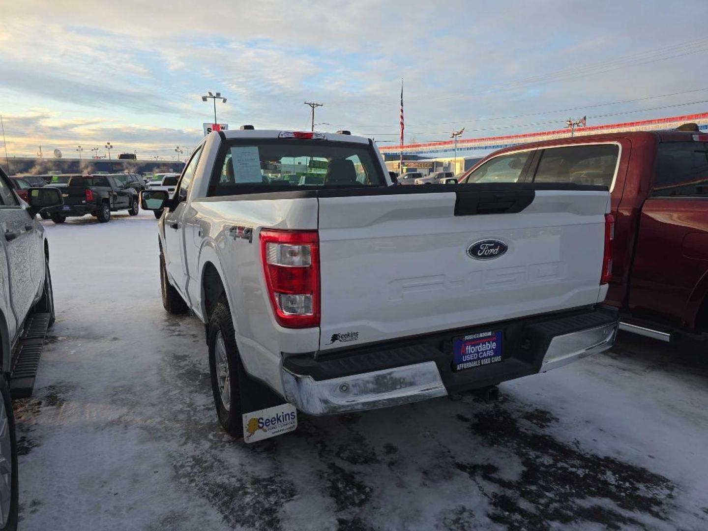 2021 WHITE FORD F150 (1FTMF1E52MK) with an 5.0L engine, Automatic transmission, located at 2525 S. Cushman, Fairbanks, AK, 99701, (907) 452-5707, 64.824036, -147.712311 - Photo#2