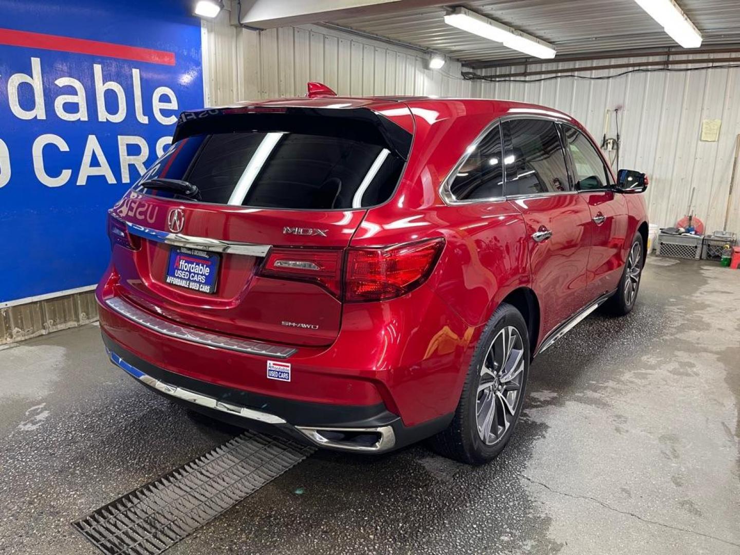 2020 RED ACURA MDX TECHNOLOGY (5J8YD4H59LL) with an 3.5L engine, Automatic transmission, located at 2525 S. Cushman, Fairbanks, AK, 99701, (907) 452-5707, 64.824036, -147.712311 - Photo#2