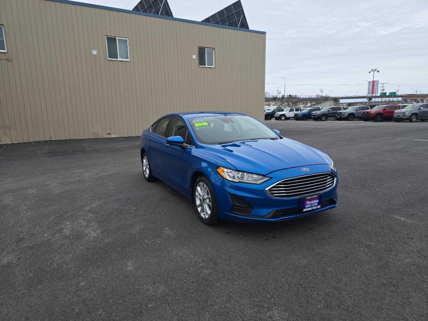 2019 BLUE FORD FUSION SE (3FA6P0HD2KR) with an 1.5L engine, Automatic transmission, located at 2525 S. Cushman, Fairbanks, AK, 99701, (907) 452-5707, 64.824036, -147.712311- Photo#0