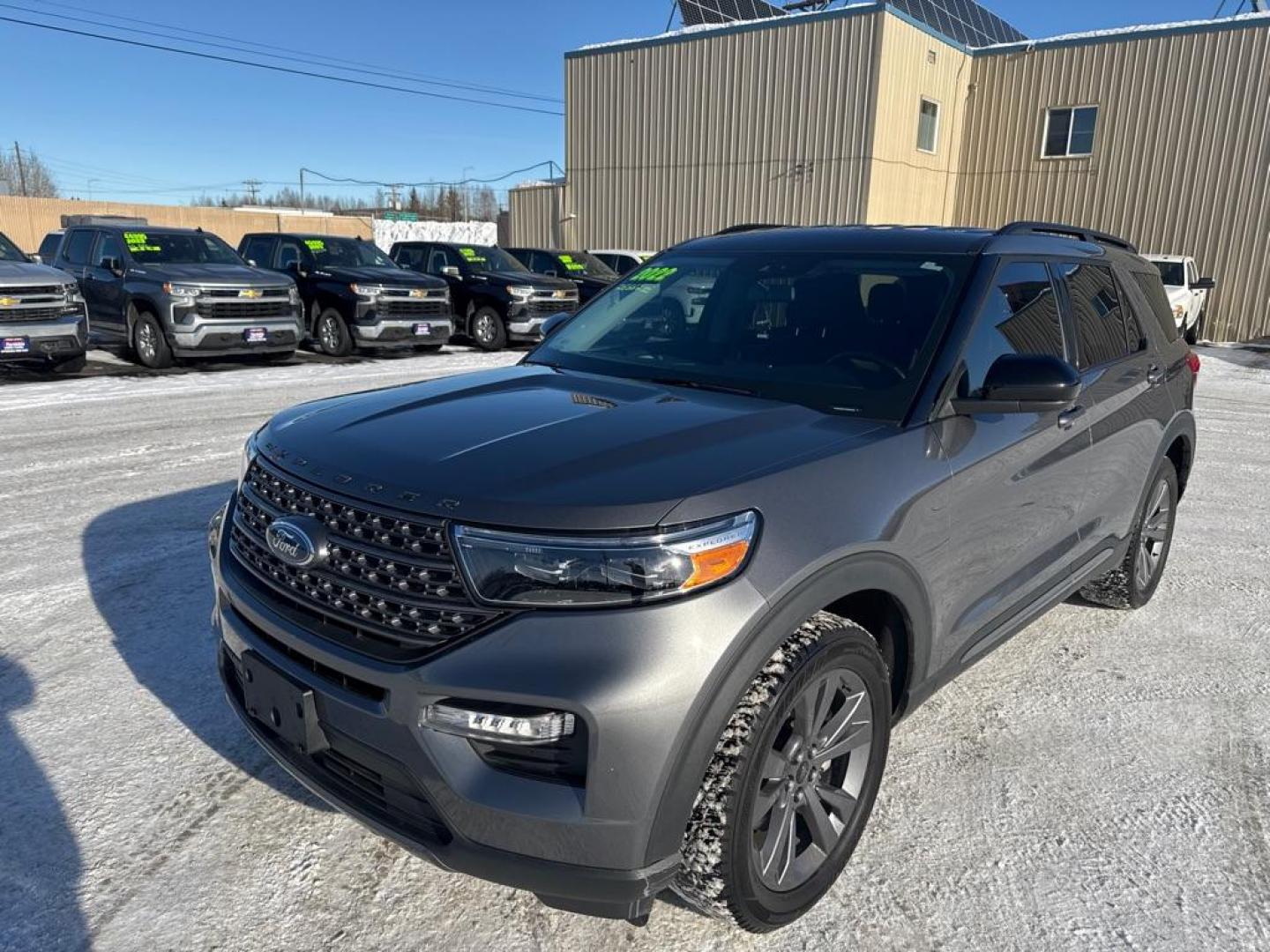 2022 GRAY FORD EXPLORER XLT (1FMSK8DH1NG) with an 2.3L engine, Automatic transmission, located at 2525 S. Cushman, Fairbanks, AK, 99701, (907) 452-5707, 64.824036, -147.712311 - Photo#0