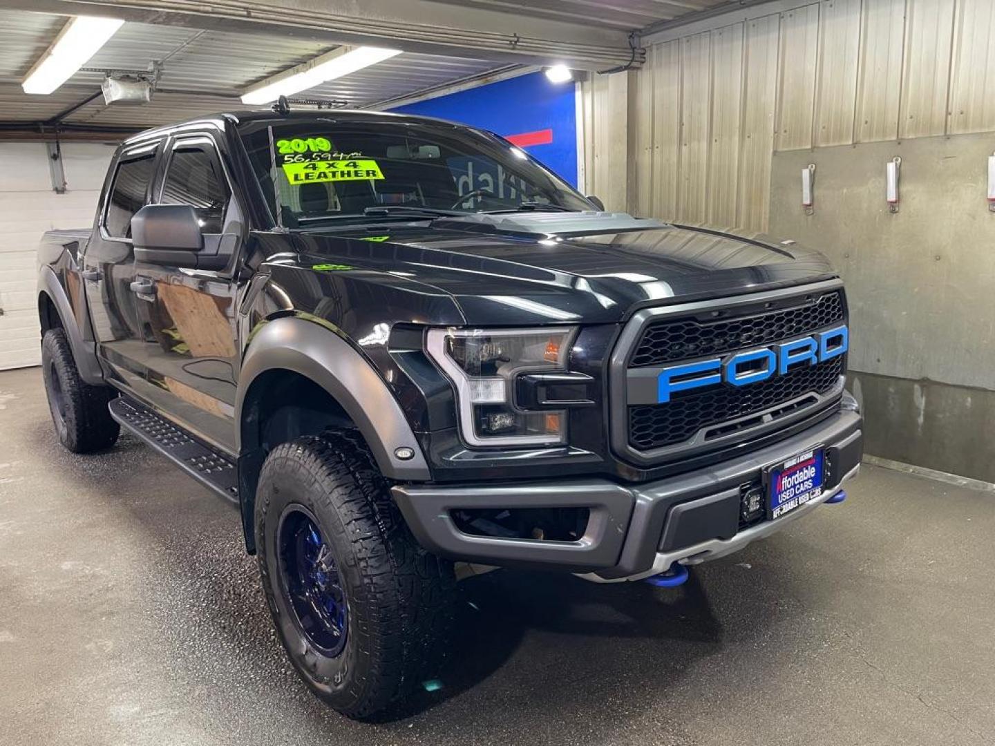 2019 BLACK FORD F150 RAPTOR (1FTFW1RG4KF) with an 3.5L engine, Automatic transmission, located at 2525 S. Cushman, Fairbanks, AK, 99701, (907) 452-5707, 64.824036, -147.712311 - Photo#0