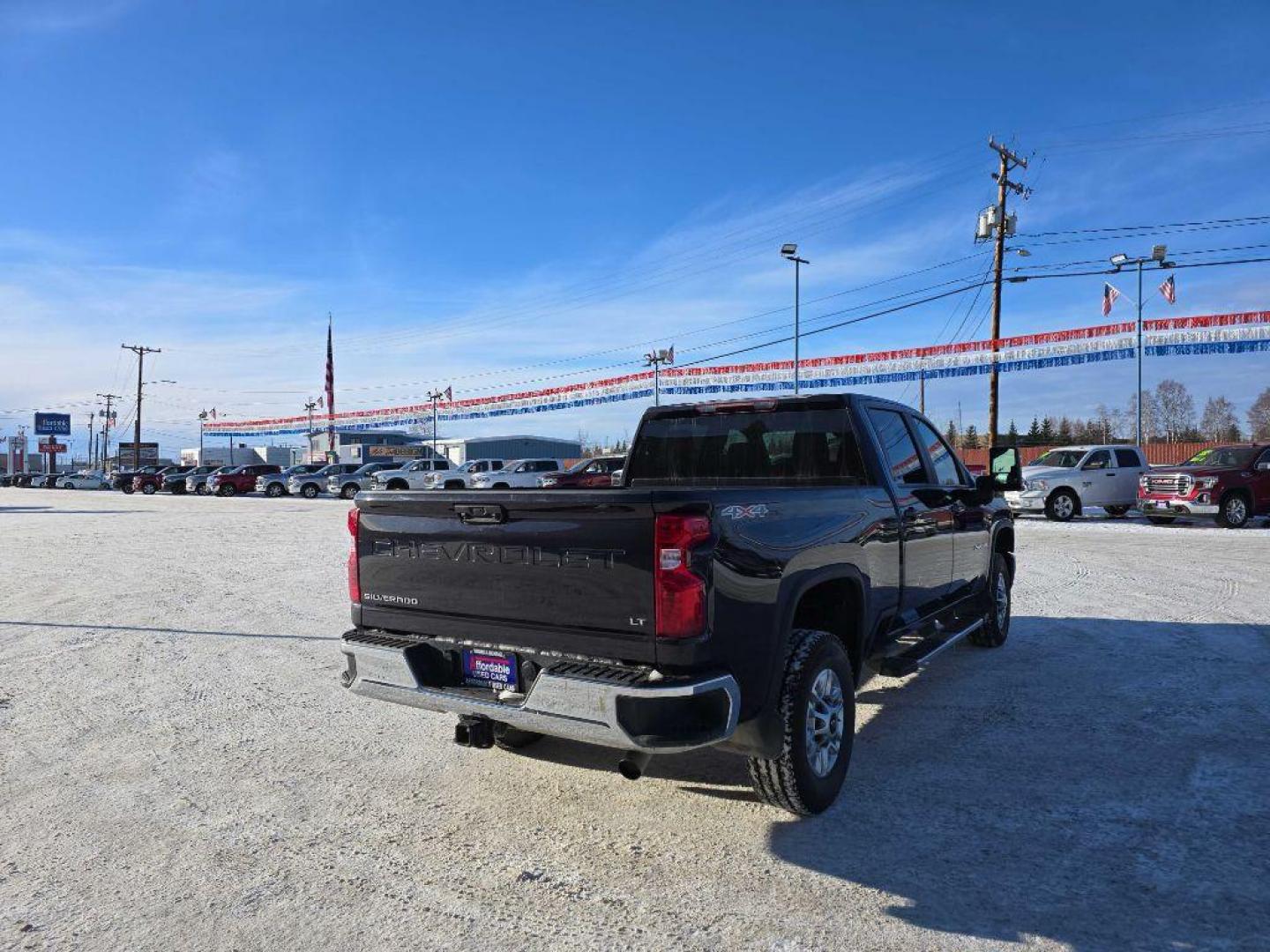 2024 BLUE CHEVROLET SILVERADO 2500 HEAVY DUTY LT (1GC4YNE70RF) with an 6.6L engine, Automatic transmission, located at 2525 S. Cushman, Fairbanks, AK, 99701, (907) 452-5707, 64.824036, -147.712311 - Photo#2