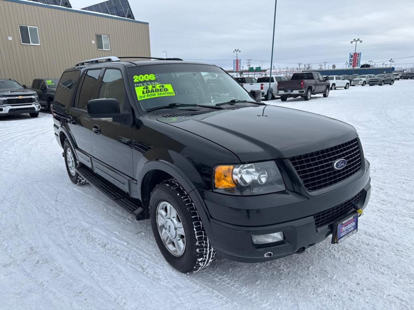 2006 BLACK FORD EXPEDITION LIMITED (1FMFU20506L) with an 5.4L engine, Automatic transmission, located at 2525 S. Cushman, Fairbanks, AK, 99701, (907) 452-5707, 64.824036, -147.712311 - Photo#1