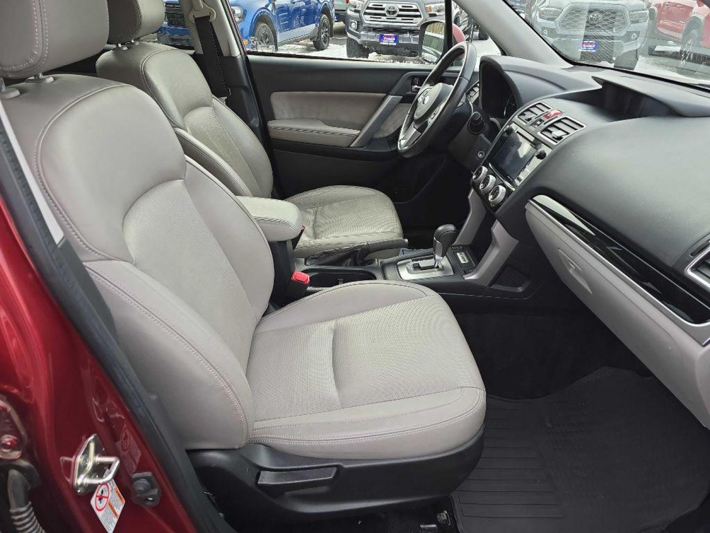 2017 RED SUBARU FORESTER 2.5I LIMITED (JF2SJAJC5HH) with an 2.5L engine, Continuously Variable transmission, located at 2525 S. Cushman, Fairbanks, AK, 99701, (907) 452-5707, 64.824036, -147.712311 - Photo#2