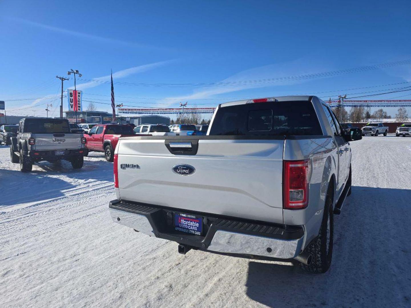 2016 SILVER FORD F150 SUPERCREW (1FTEW1EF3GK) with an 5.0L engine, Automatic transmission, located at 2525 S. Cushman, Fairbanks, AK, 99701, (907) 452-5707, 64.824036, -147.712311 - Photo#0