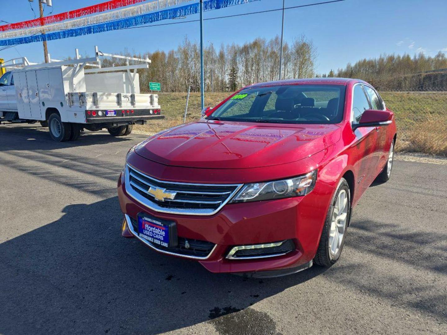 2019 RED CHEVROLET IMPALA LT (2G11Z5S38K9) with an 3.6L engine, Automatic transmission, located at 2525 S. Cushman, Fairbanks, AK, 99701, (907) 452-5707, 64.824036, -147.712311 - Photo#0