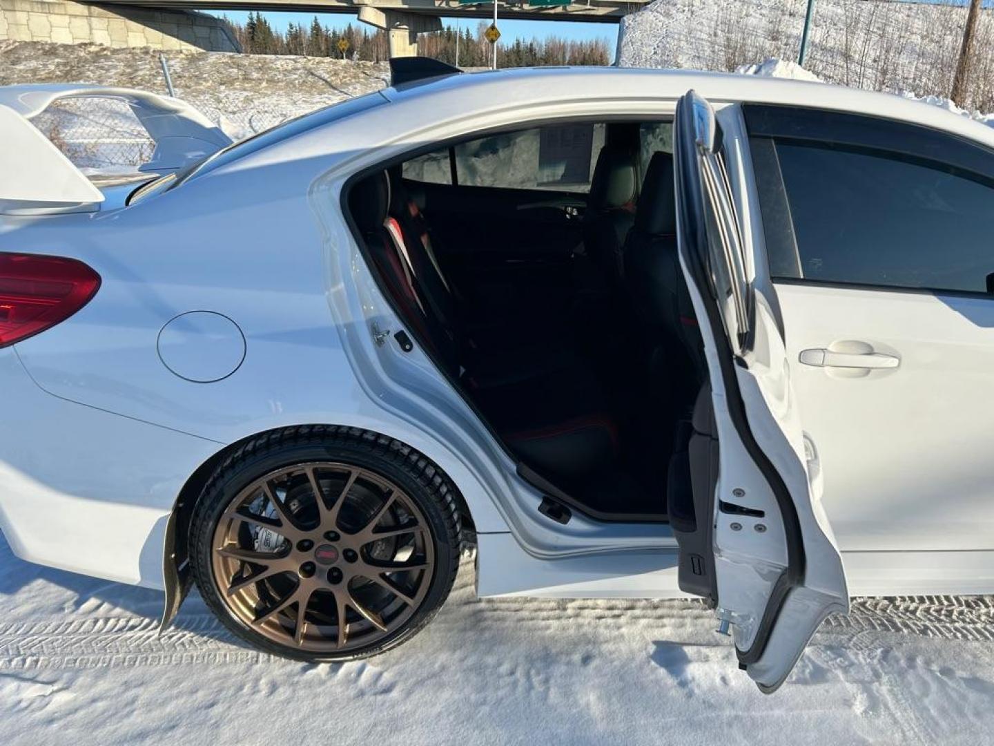 2020 WHITE SUBARU WRX STI (JF1VA2S61L9) with an 2.5L engine, 6-Speed Manual transmission, located at 2525 S. Cushman, Fairbanks, AK, 99701, (907) 452-5707, 64.824036, -147.712311 - Photo#5