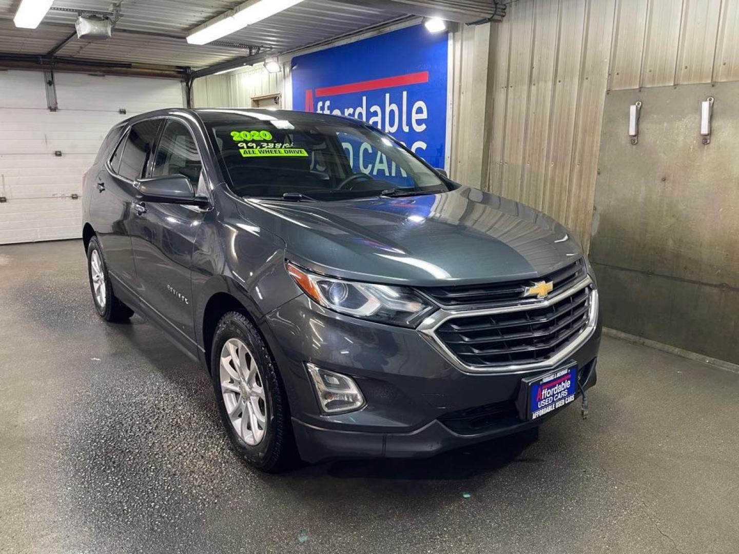 2020 GRAY CHEVROLET EQUINOX LT (2GNAXUEV6L6) with an 1.5L engine, Automatic transmission, located at 2525 S. Cushman, Fairbanks, AK, 99701, (907) 452-5707, 64.824036, -147.712311 - Photo#0