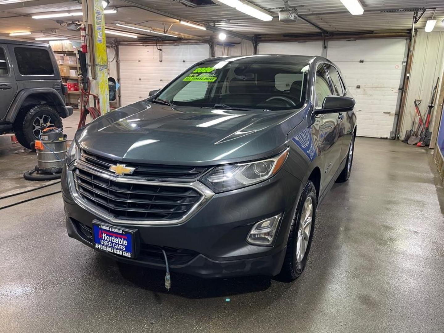2020 GRAY CHEVROLET EQUINOX LT (2GNAXUEV6L6) with an 1.5L engine, Automatic transmission, located at 2525 S. Cushman, Fairbanks, AK, 99701, (907) 452-5707, 64.824036, -147.712311 - Photo#1