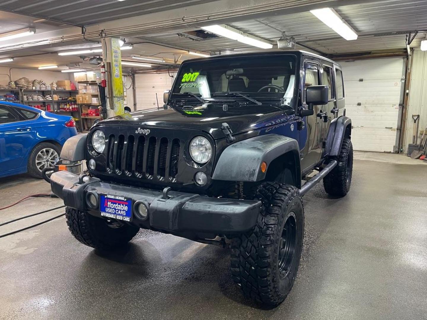 2017 BLACK JEEP WRANGLER UNLIMI SPORT (1C4BJWDG2HL) with an 3.6L engine, Automatic transmission, located at 2525 S. Cushman, Fairbanks, AK, 99701, (907) 452-5707, 64.824036, -147.712311 - Photo#1