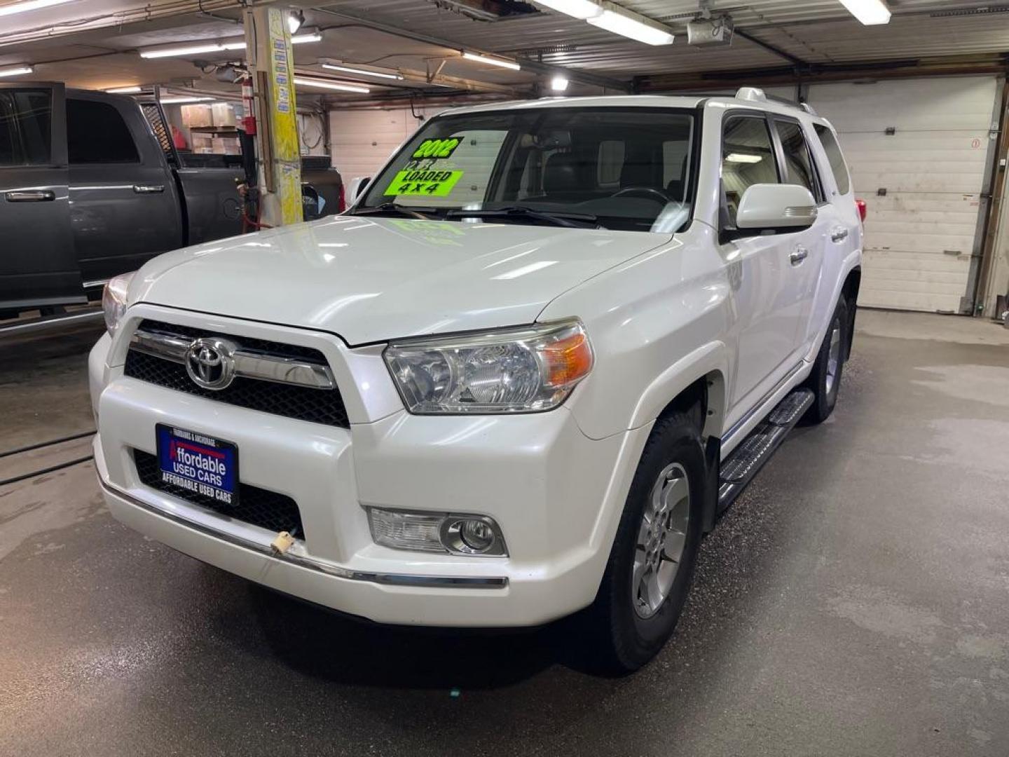 2012 WHITE TOYOTA 4RUNNER SR5 (JTEBU5JR4C5) with an 4.0L engine, Automatic transmission, located at 2525 S. Cushman, Fairbanks, AK, 99701, (907) 452-5707, 64.824036, -147.712311 - Photo#1
