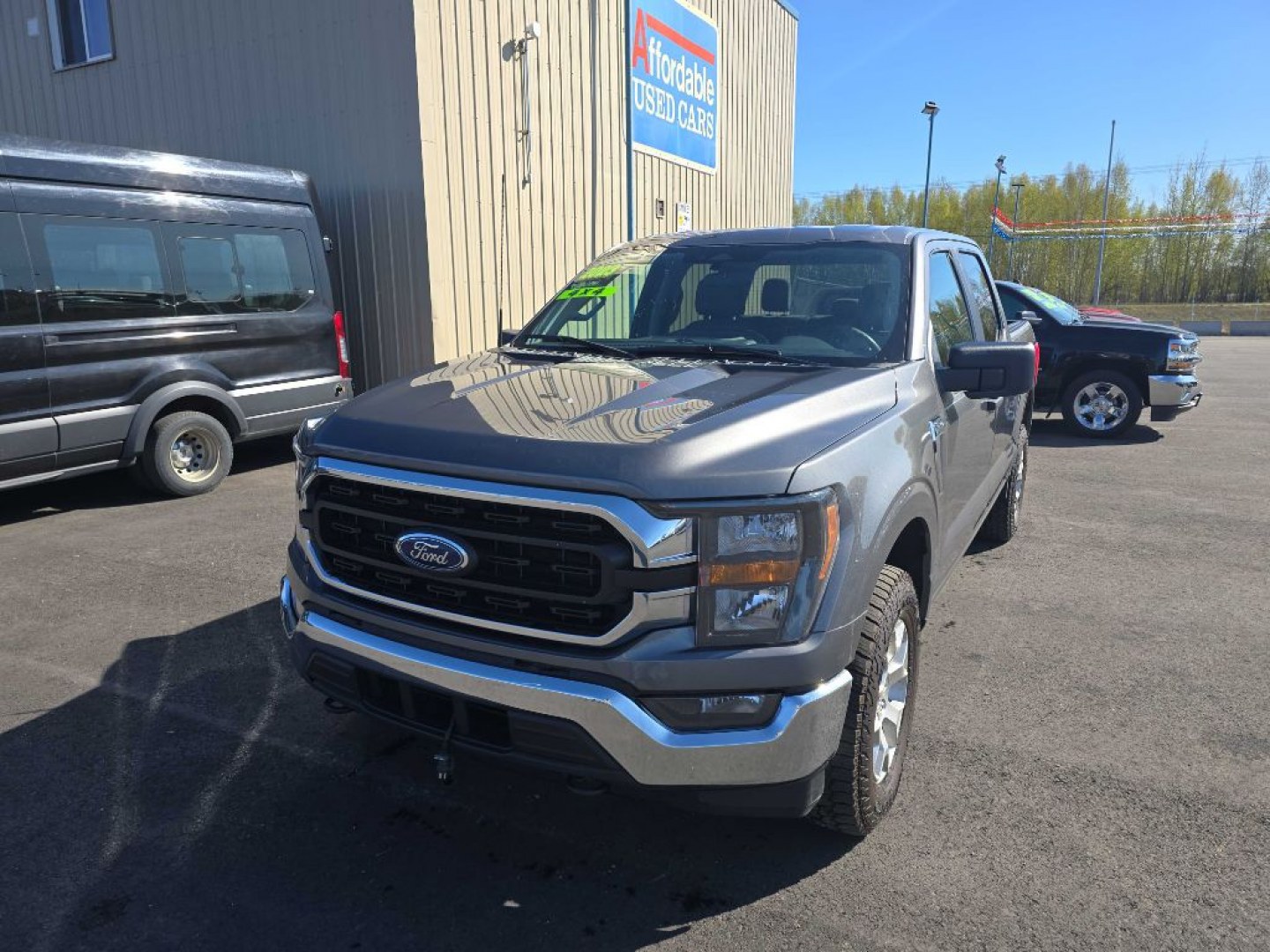 2023 GRAY FORD F150 XLT SUPERCREW (1FTFW1E87PK) with an 3.5L engine, Automatic transmission, located at 2525 S. Cushman, Fairbanks, AK, 99701, (907) 452-5707, 64.824036, -147.712311- Photo#0