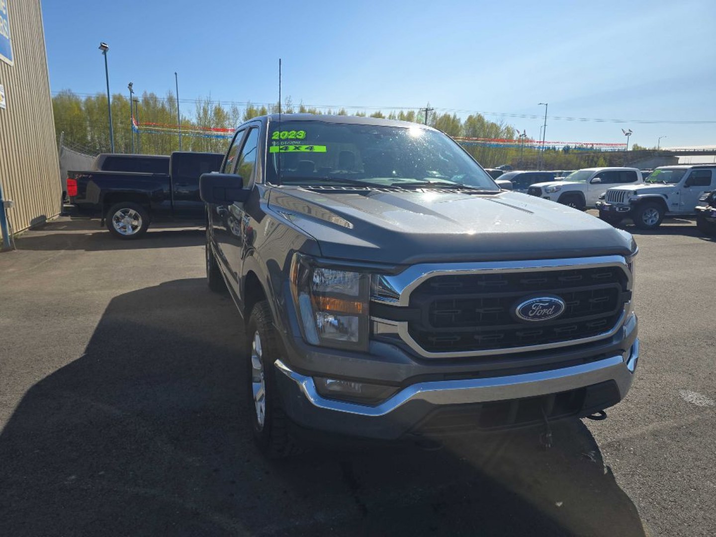 2023 GRAY FORD F150 XLT SUPERCREW (1FTFW1E87PK) with an 3.5L engine, Automatic transmission, located at 2525 S. Cushman, Fairbanks, AK, 99701, (907) 452-5707, 64.824036, -147.712311- Photo#1