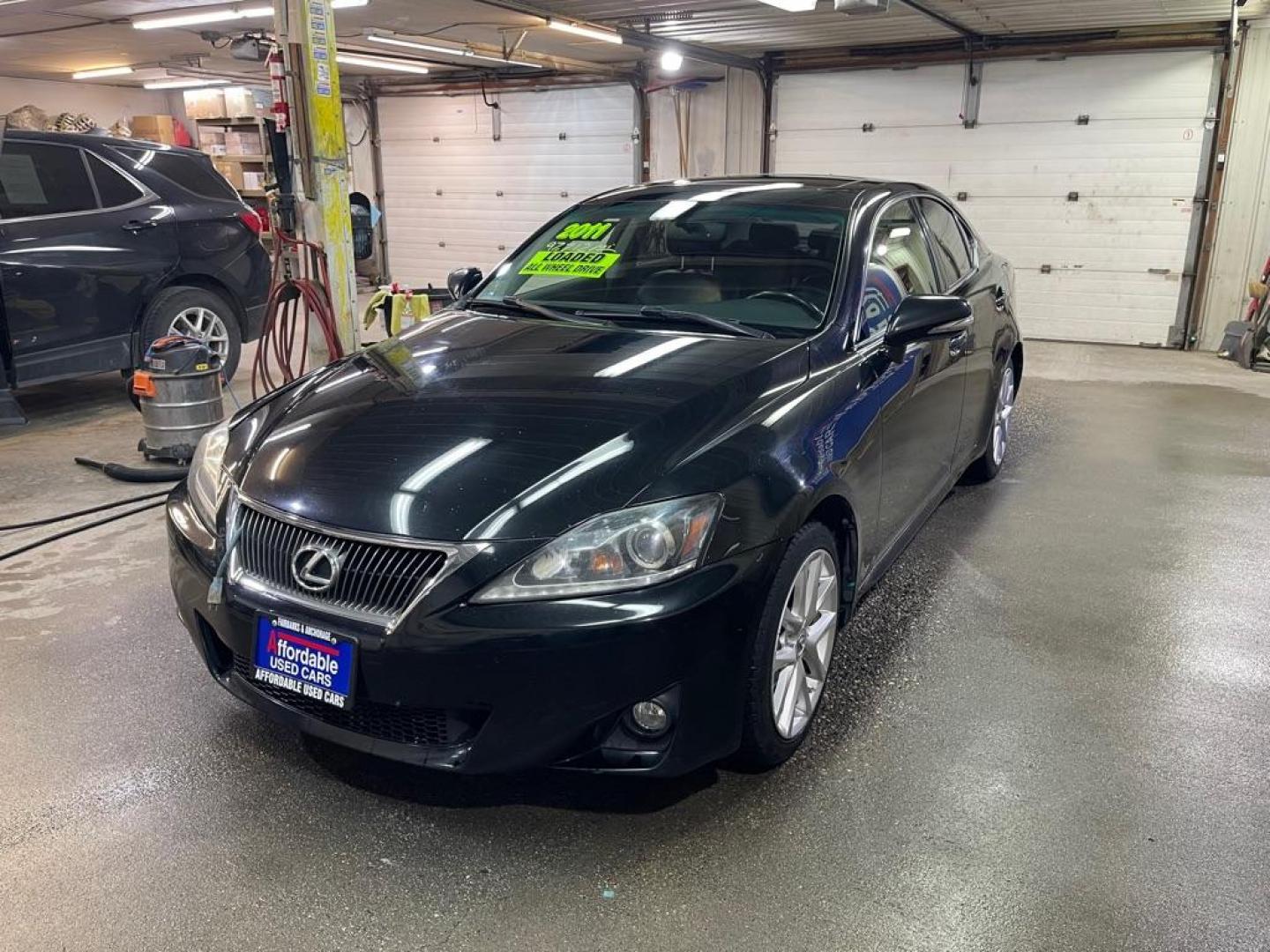 2011 BLACK LEXUS IS 250 (JTHCF5C28B5) with an 2.5L engine, Automatic transmission, located at 2525 S. Cushman, Fairbanks, AK, 99701, (907) 452-5707, 64.824036, -147.712311 - Photo#1