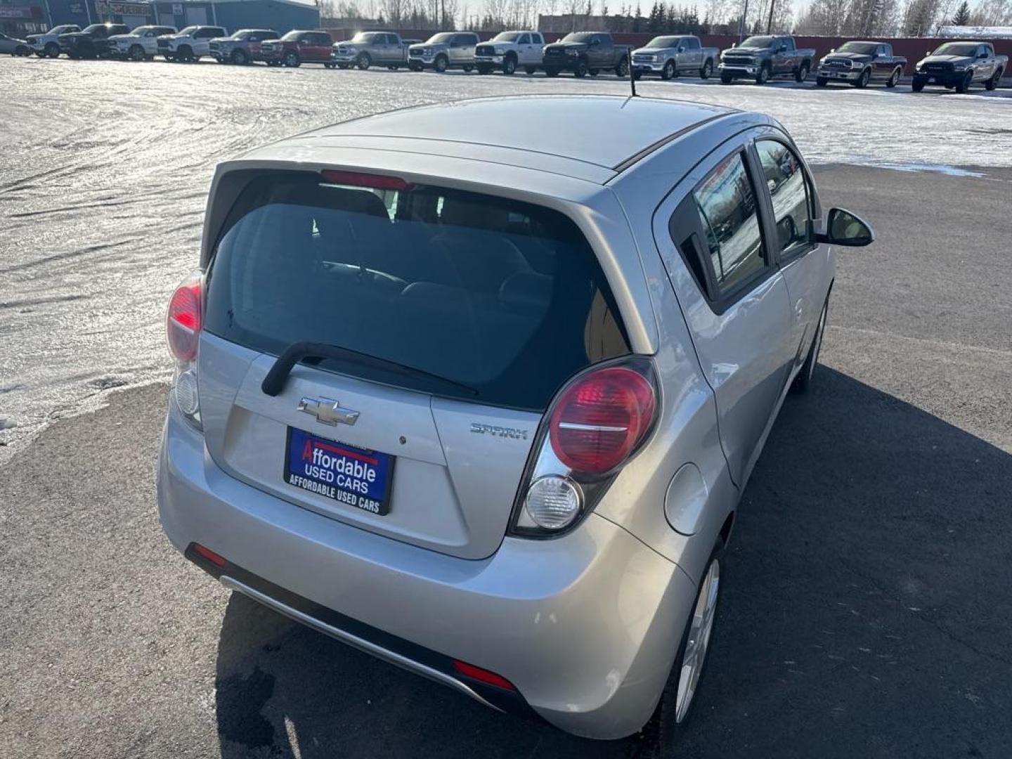2015 SILVER CHEVROLET SPARK 1LT (KL8CD6S98FC) with an 1.2L engine, Continuously Variable transmission, located at 2525 S. Cushman, Fairbanks, AK, 99701, (907) 452-5707, 64.824036, -147.712311 - Photo#2