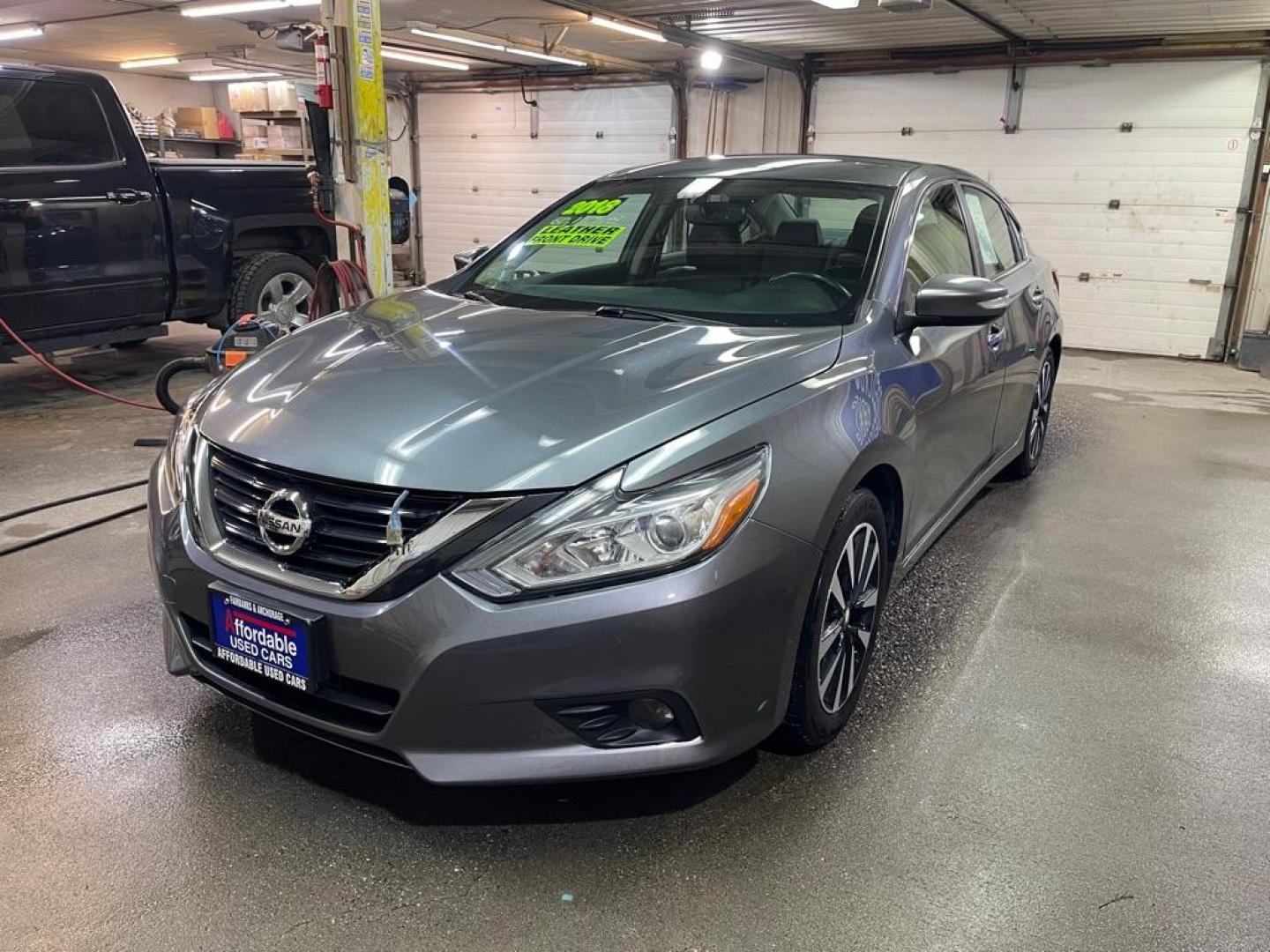 2018 GREY NISSAN ALTIMA 2.5 (1N4AL3AP6JC) with an 2.5L engine, Continuously Variable transmission, located at 2525 S. Cushman, Fairbanks, AK, 99701, (907) 452-5707, 64.824036, -147.712311 - Photo#1