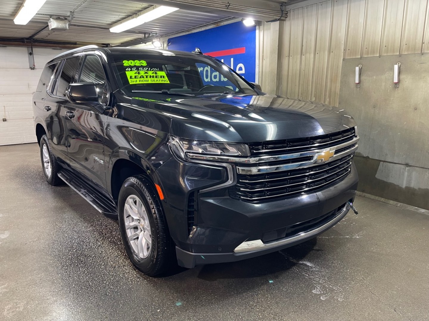 2023 BLACK CHEVROLET TAHOE 1500 LT (1GNSKNKD2PR) with an 5.3L engine, Automatic transmission, located at 2525 S. Cushman, Fairbanks, AK, 99701, (907) 452-5707, 64.824036, -147.712311- Photo#0