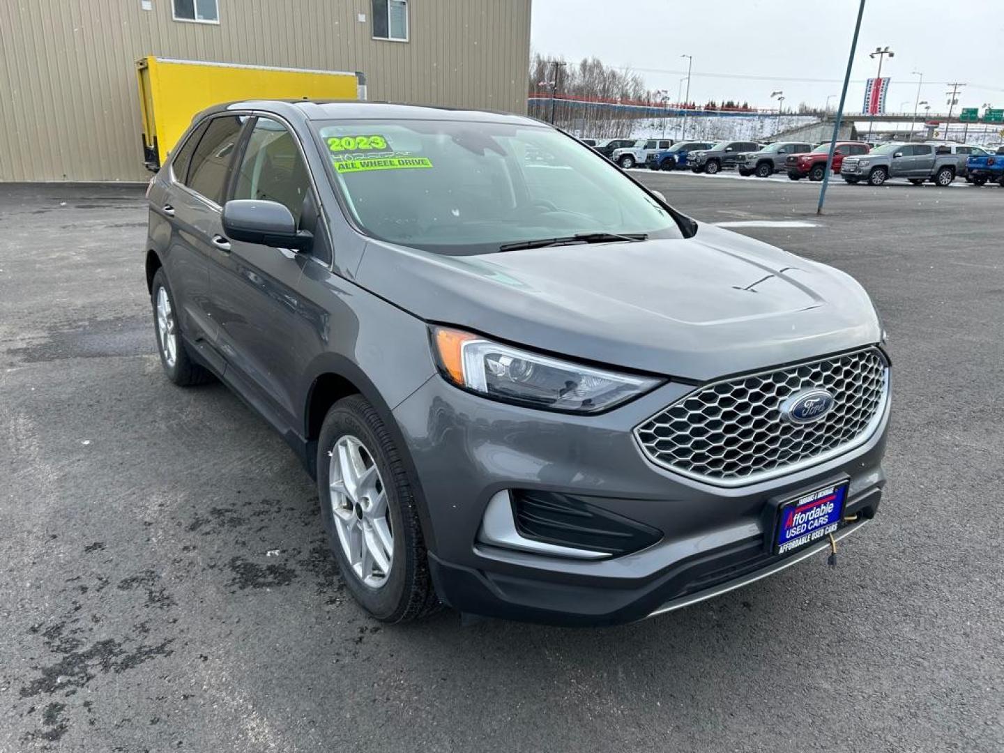 2023 GRAY FORD EDGE SEL (2FMPK4J96PB) with an 2.0L engine, Automatic transmission, located at 2525 S. Cushman, Fairbanks, AK, 99701, (907) 452-5707, 64.824036, -147.712311 - Photo#1