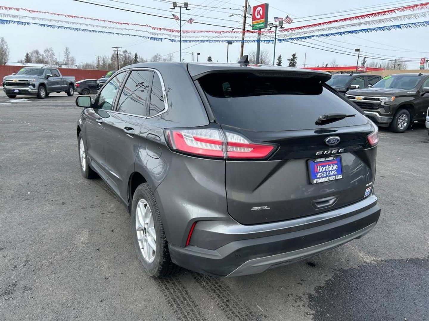 2023 GRAY FORD EDGE SEL (2FMPK4J96PB) with an 2.0L engine, Automatic transmission, located at 2525 S. Cushman, Fairbanks, AK, 99701, (907) 452-5707, 64.824036, -147.712311 - Photo#3