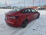 2021 RED TESLA MODEL 3 (5YJ3E1EB5MF) , Continuously Variable transmission, located at 2525 S. Cushman, Fairbanks, AK, 99701, (907) 452-5707, 64.824036, -147.712311 - Photo#4