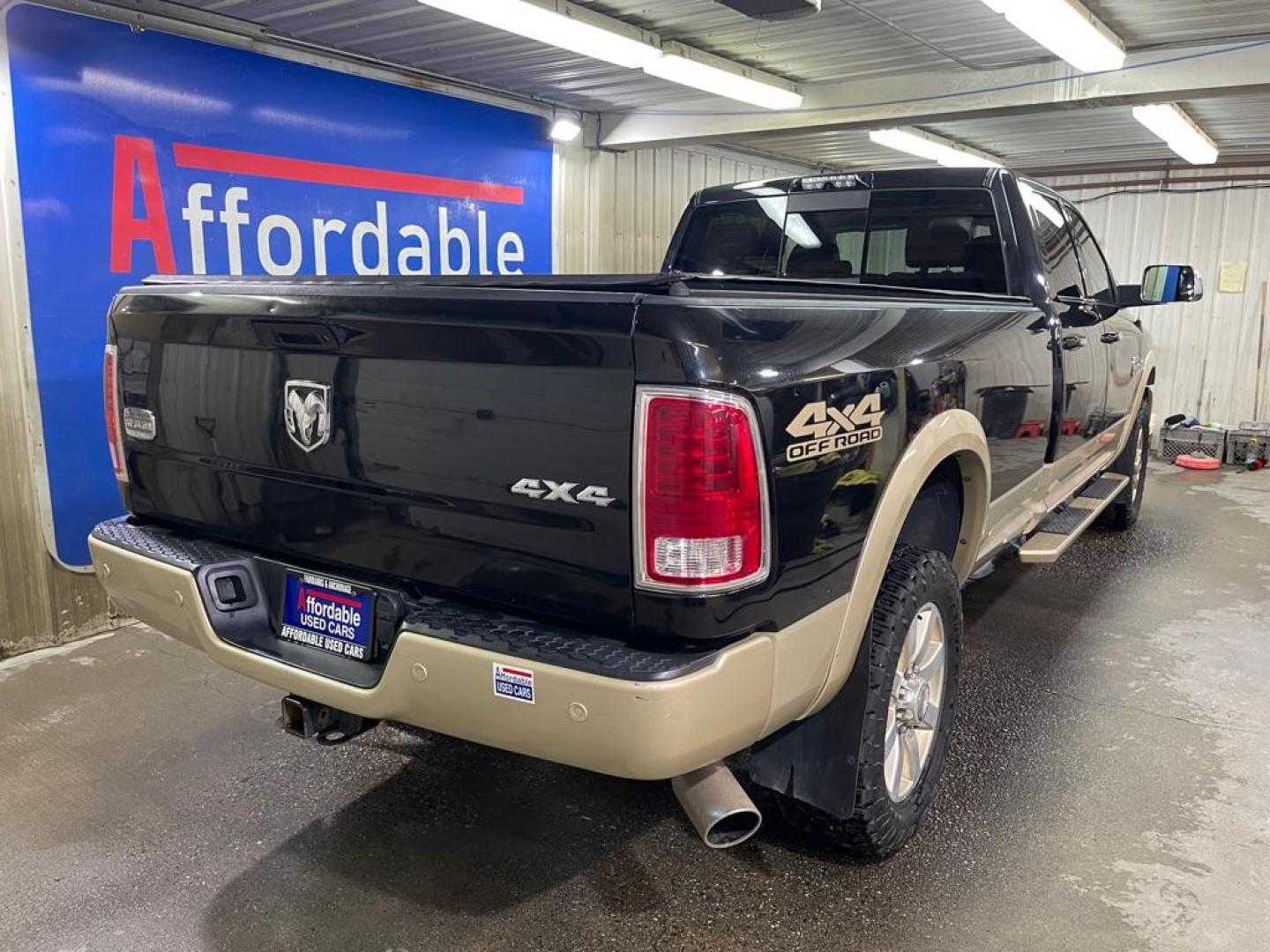 2017 BLACK RAM 2500 LONGHORN (3C6UR5LJ2HG) with an 6.4L engine, Automatic transmission, located at 2525 S. Cushman, Fairbanks, AK, 99701, (907) 452-5707, 64.824036, -147.712311 - Photo#2