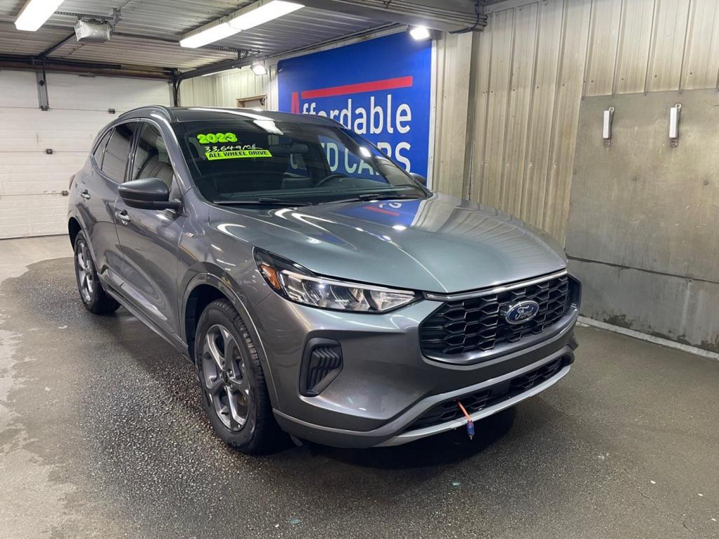 2023 GRAY FORD ESCAPE ST LINE (1FMCU9MN9PU) with an 1.5L engine, Automatic transmission, located at 2525 S. Cushman, Fairbanks, AK, 99701, (907) 452-5707, 64.824036, -147.712311 - Photo#0