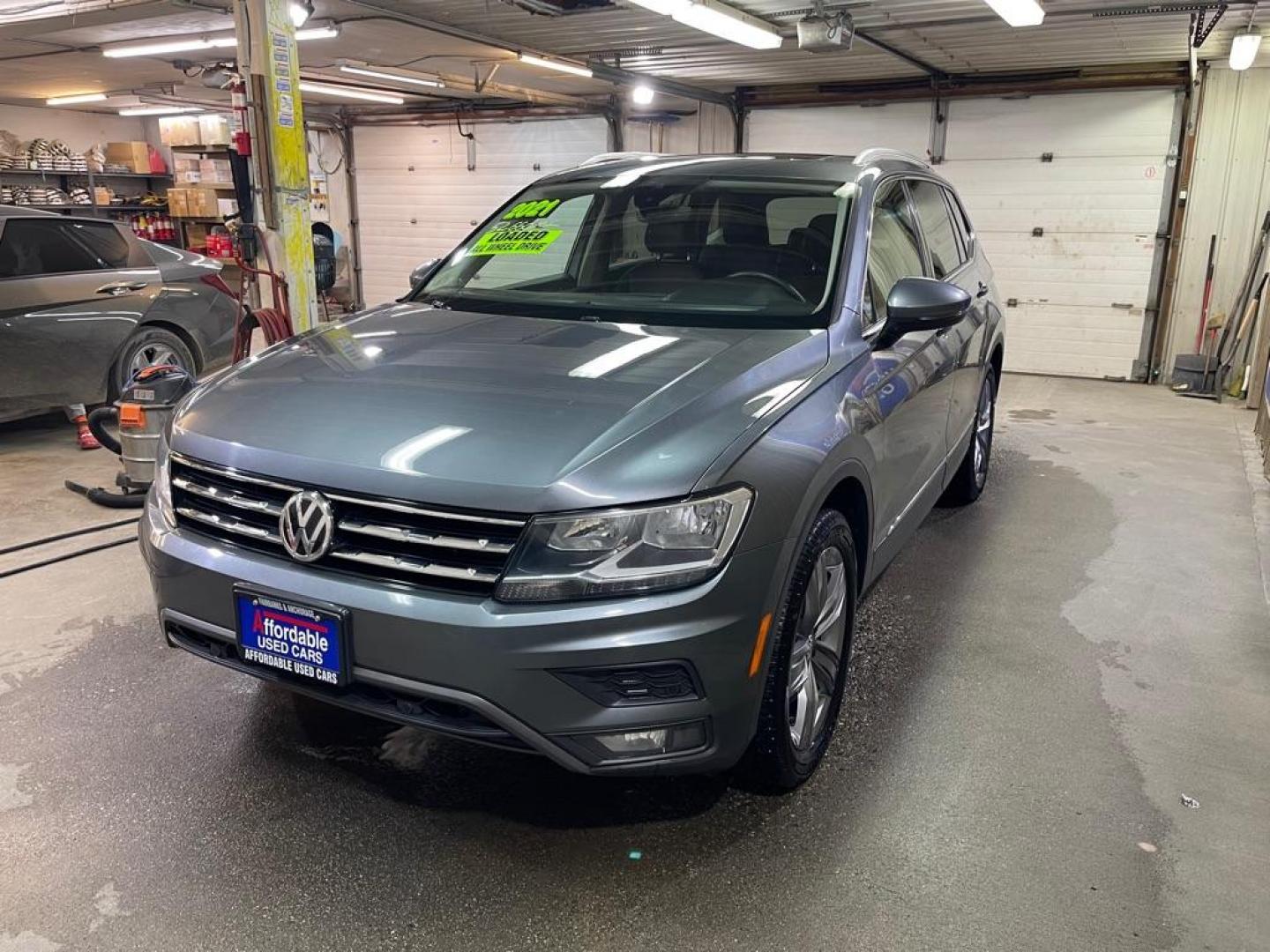 2021 SILVER VOLKSWAGEN TIGUAN SE (3VV2B7AXXMM) with an 2.0L engine, Automatic transmission, located at 2525 S. Cushman, Fairbanks, AK, 99701, (907) 452-5707, 64.824036, -147.712311 - Photo#1